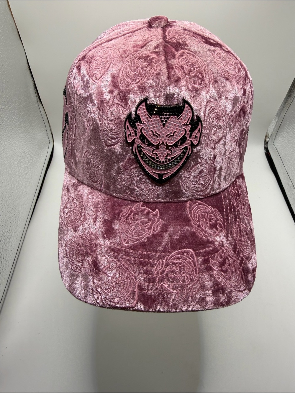 Chucky hat demon pink snap back